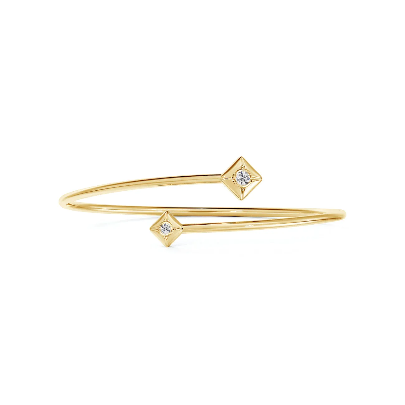 Forevermark Icon Collection Flex Bypass Bangle Bracelet