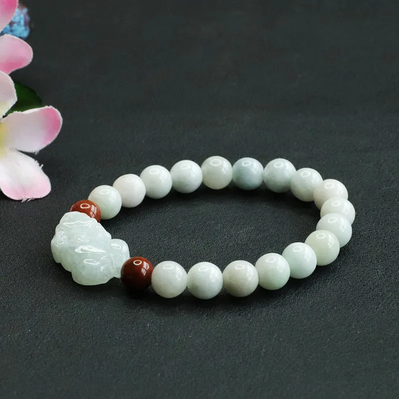 Fortune's Favor Sterling Silver Jade Bracelet - 8mm Jewelry