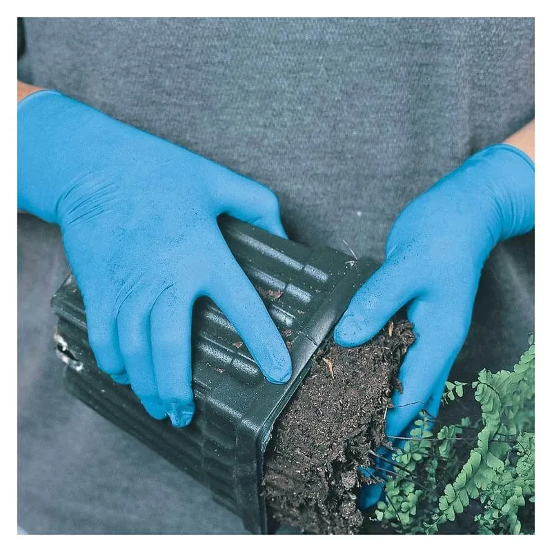 Gemplers 4-mil Disposable Nitrile Gloves | Bulk Bag of 500 Gloves