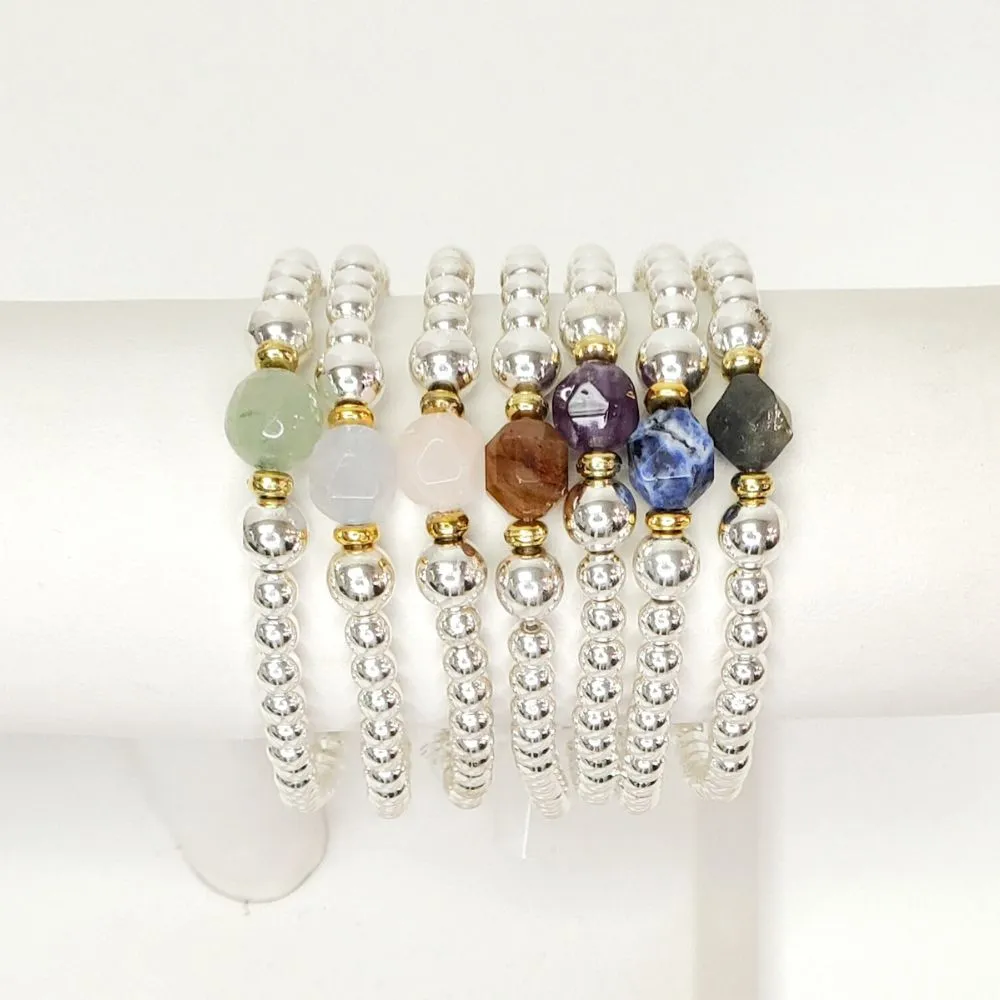 Gemstone Stretch Bracelet