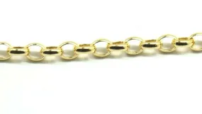 Genuine New 9ct Yellow or Rose Gold Solid 19cm Oval Belcher Bracelet