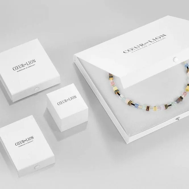 GeoCUBE® Iconic Precious Rose Gold-Peach Bracelet 4017/30-0235