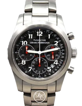 Girard Perregaux Ferrari Limited F1-048 Chronograph 49550.0.21.6656A Titanium Box Papers SERVICED