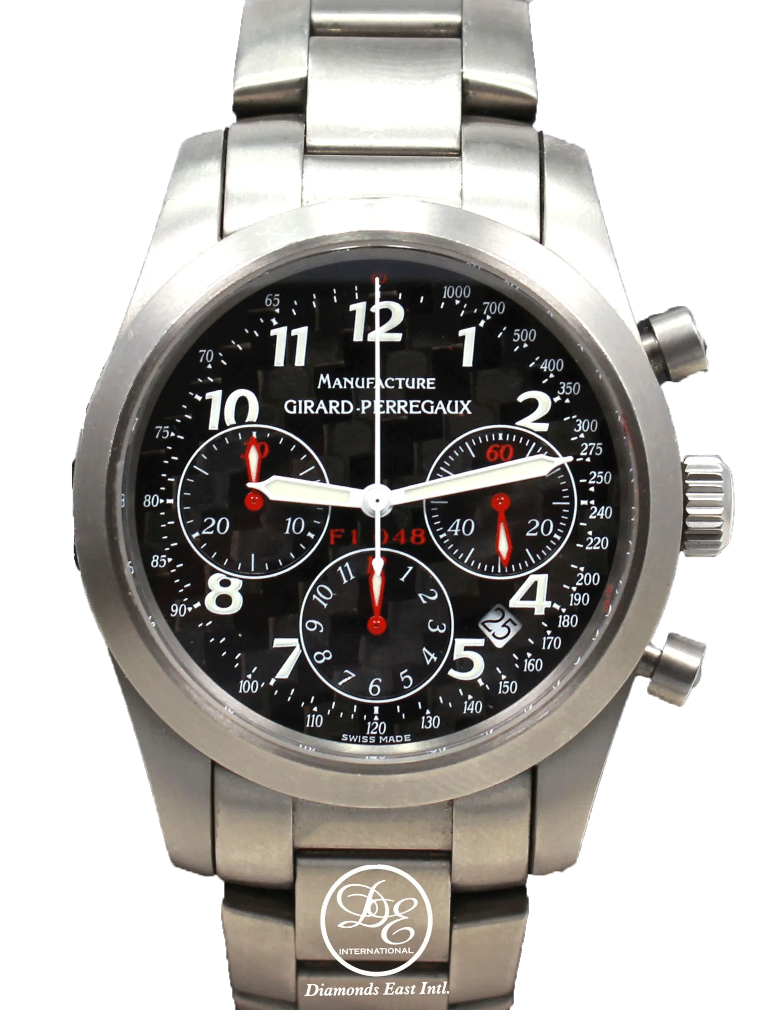 Girard Perregaux Ferrari Limited F1-048 Chronograph 49550.0.21.6656A Titanium Box Papers SERVICED