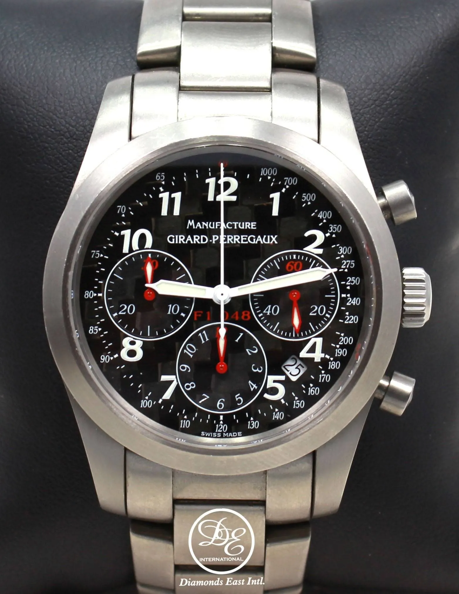 Girard Perregaux Ferrari Limited F1-048 Chronograph 49550.0.21.6656A Titanium Box Papers SERVICED