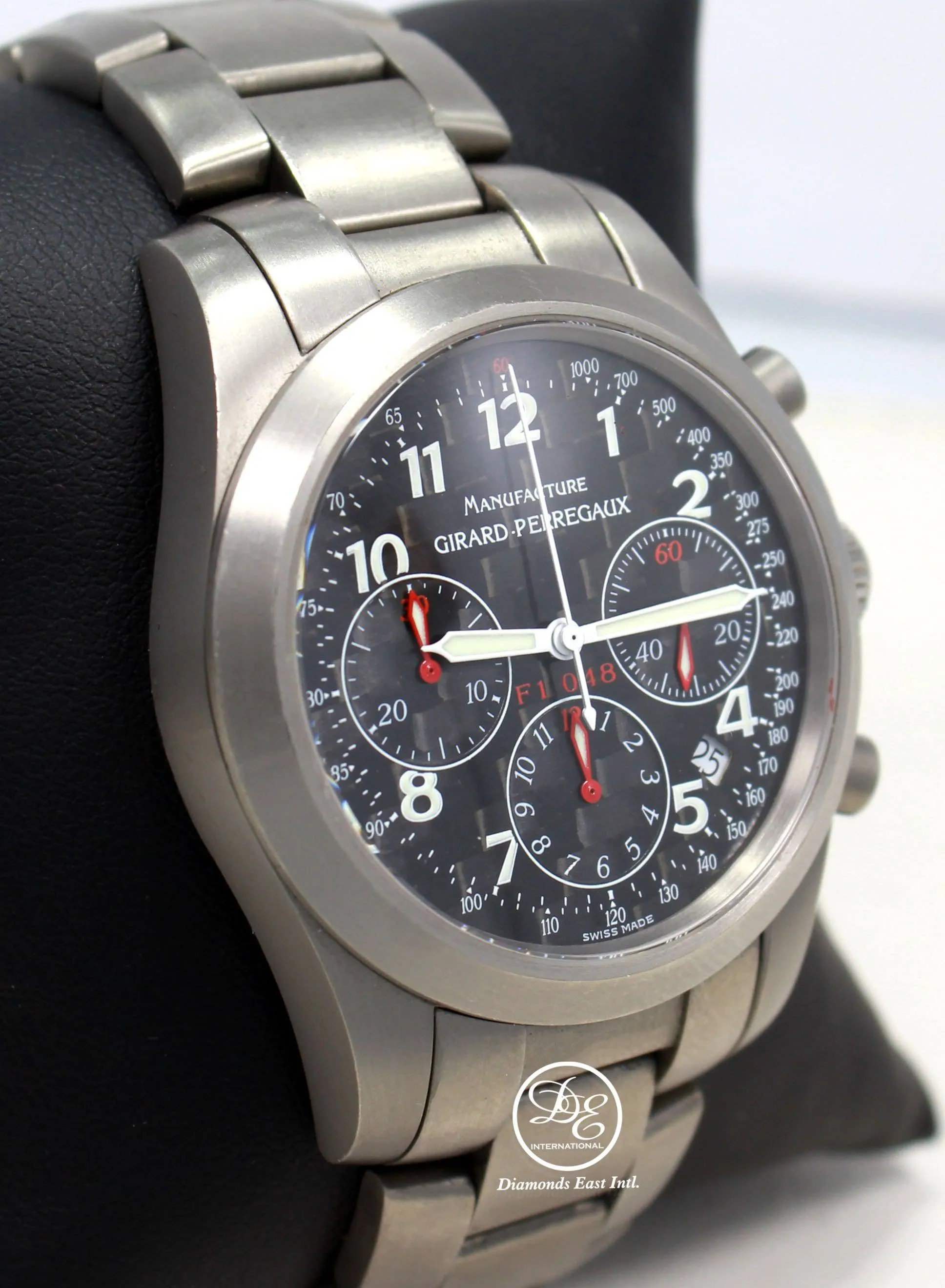 Girard Perregaux Ferrari Limited F1-048 Chronograph 49550.0.21.6656A Titanium Box Papers SERVICED