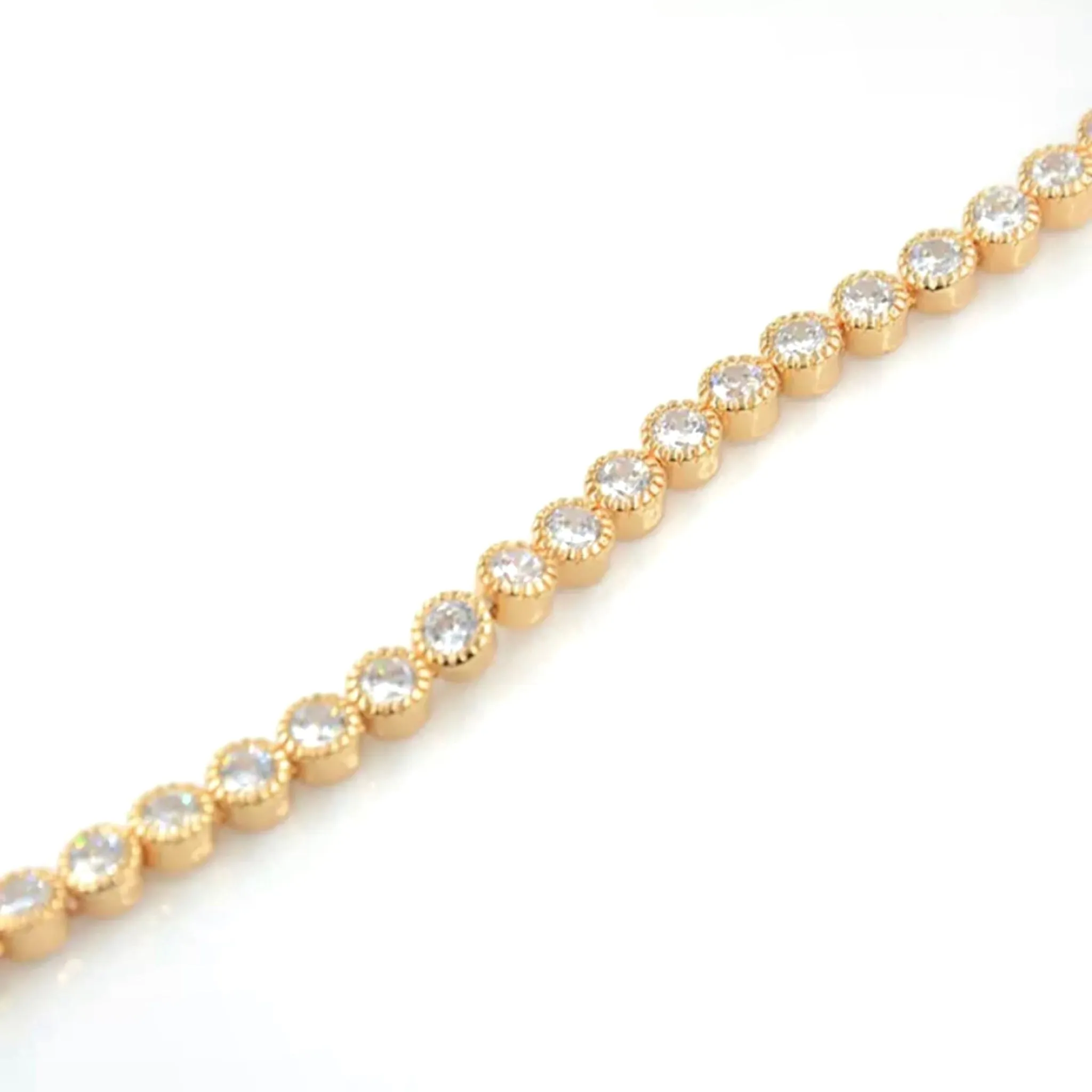 Gold Tennis Bracelet