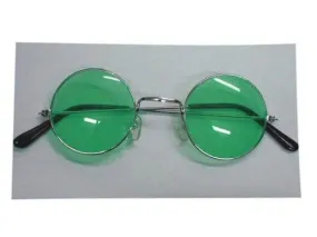 Green Hippie Lennon Style Glasses