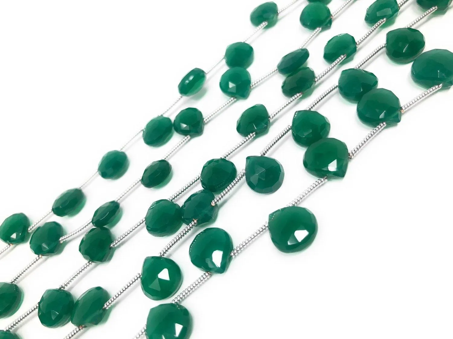 Green Onyx Beads, Gemstone Beads, Wholesale Beads, Bulk Beads, Jewelry