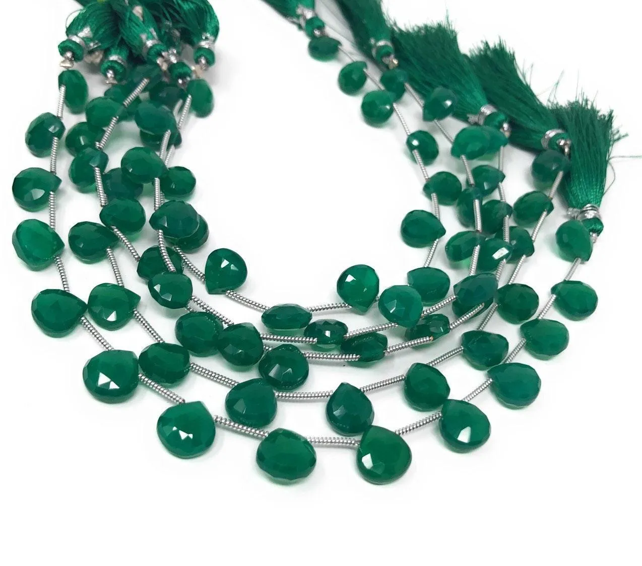 Green Onyx Beads, Gemstone Beads, Wholesale Beads, Bulk Beads, Jewelry