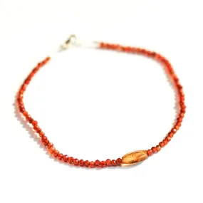 Hessonite Garnet & Tourmaline Bracelet No. 95