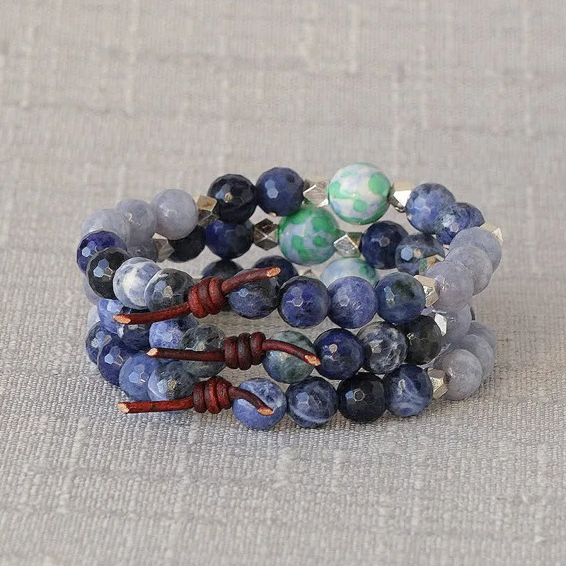 Home is Where the Military Sends Us Bracelet - Blue | A Military Tribute Bracelet