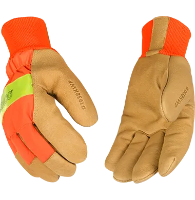 Kinco 1938KWP HydroFlector Waterproof Insert Grain Pigskin Thermal Insulation Gloves (One Dozen)