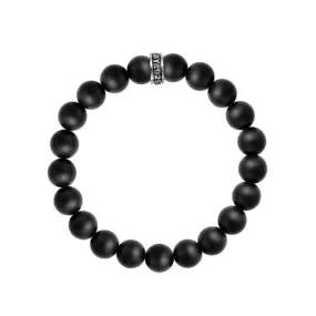 King Baby - 10mm Onyx Bead Bracelet w/Logo