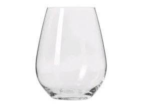 Krosno Harmony Stemless Wine Glass 400ml 6pc Gift Boxed