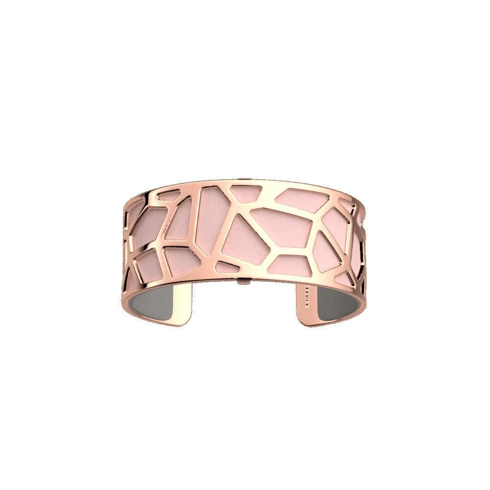 LES GEORGETTES BY ALTESSE Girafe Bracelet 25mm, Rose Gold Finishing - Light Grey / Light Pink