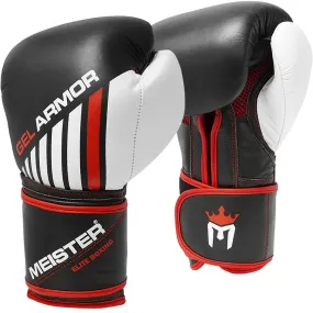 Meister 16oz Gel Armor Training Boxing Gloves / Cowhide Leather