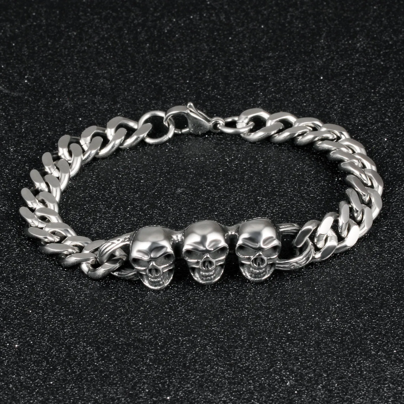 Men's Fashion Hip Hop Skull Bracelet