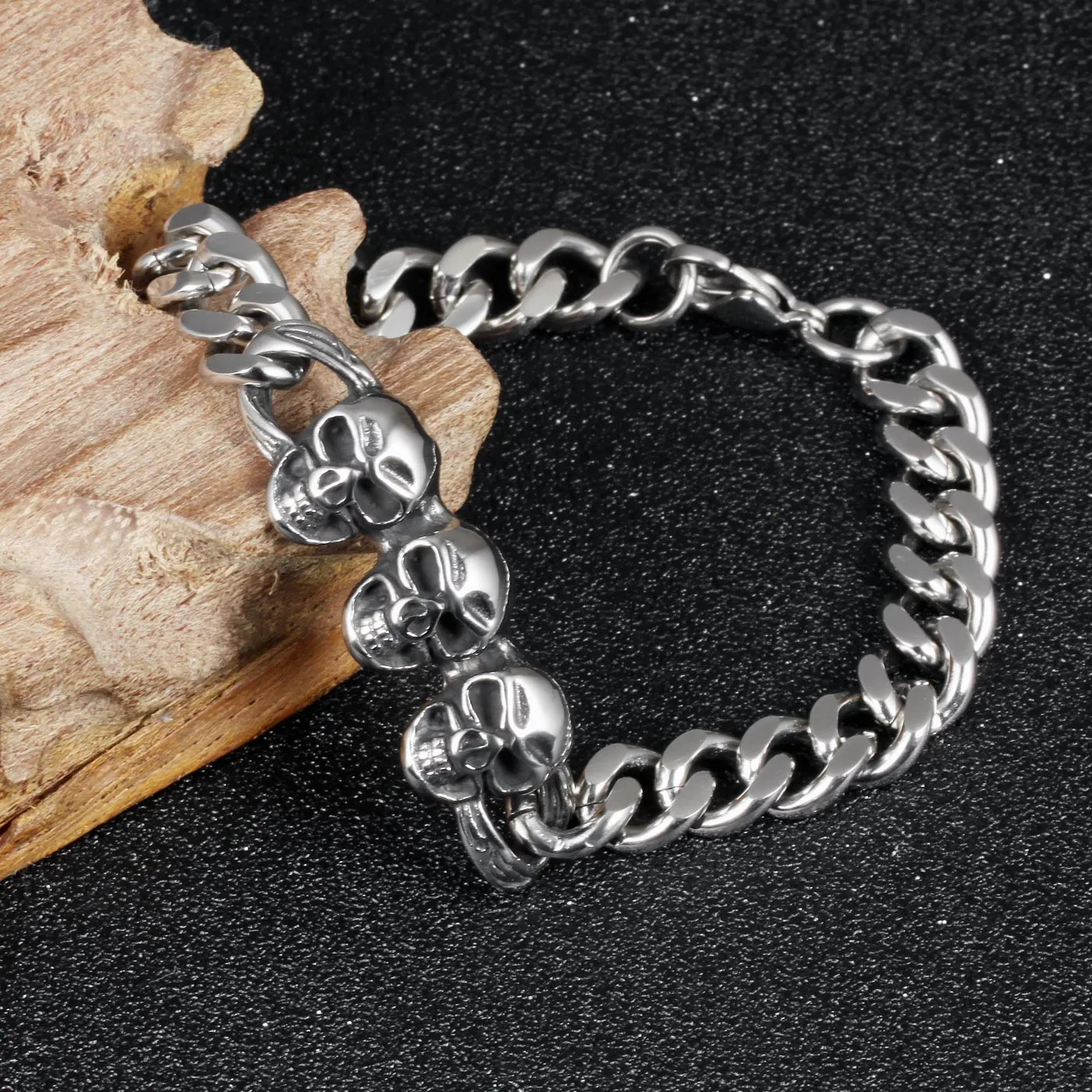 Men's Fashion Hip Hop Skull Bracelet