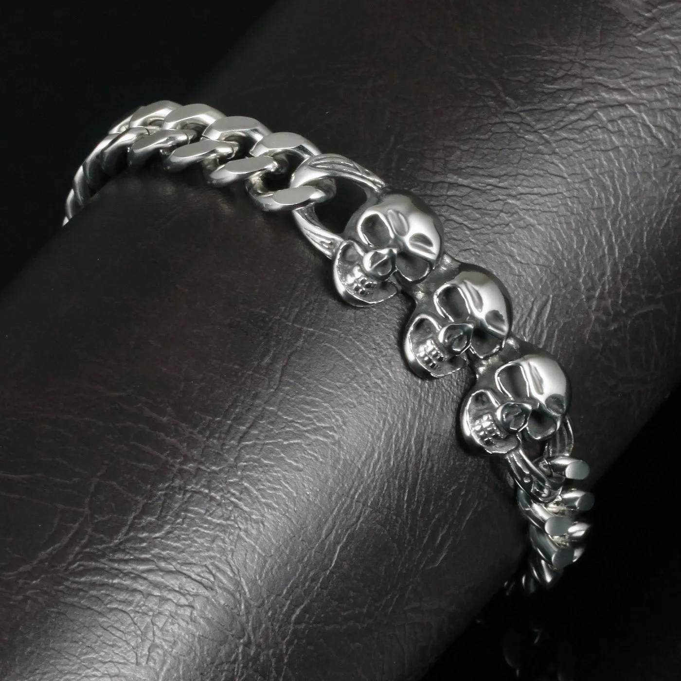 Men's Fashion Hip Hop Skull Bracelet