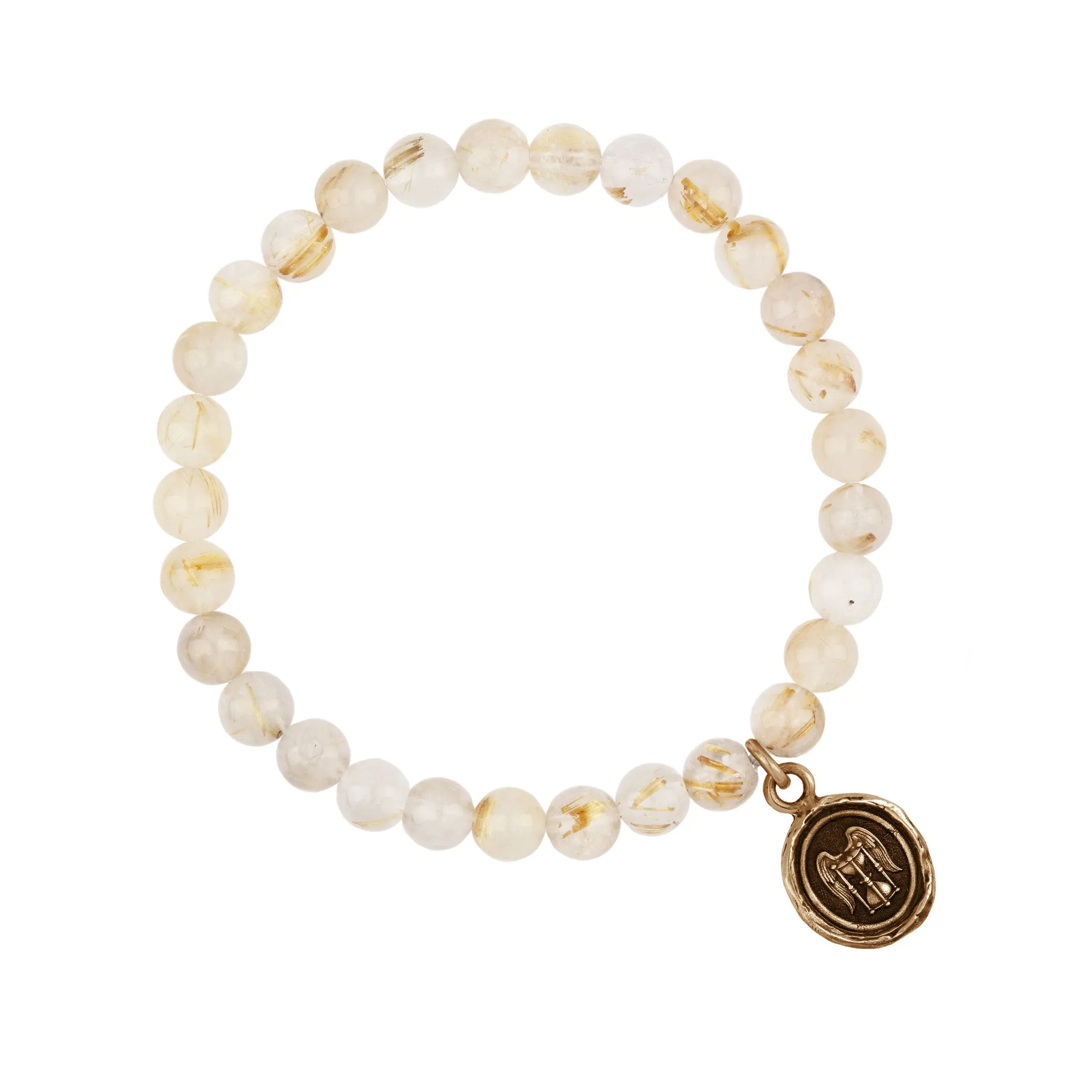 Mindful Appreciation Talisman Stretch Stone Bracelet