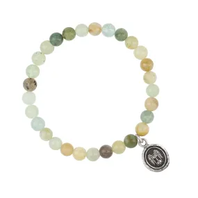 Mindful Appreciation Talisman Stretch Stone Bracelet