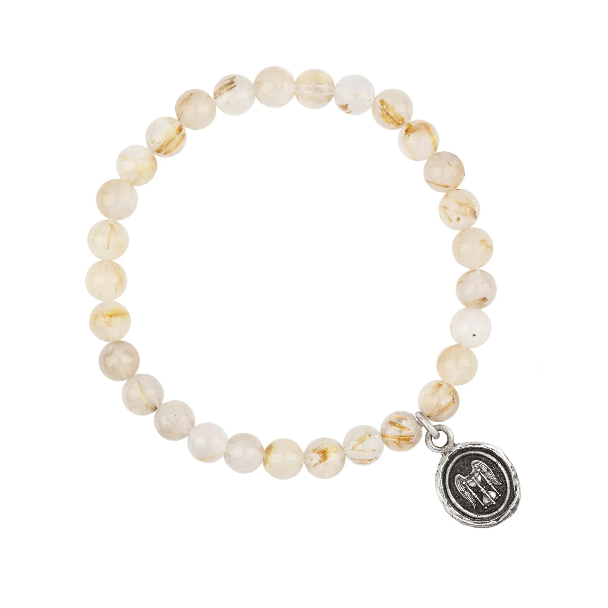 Mindful Appreciation Talisman Stretch Stone Bracelet