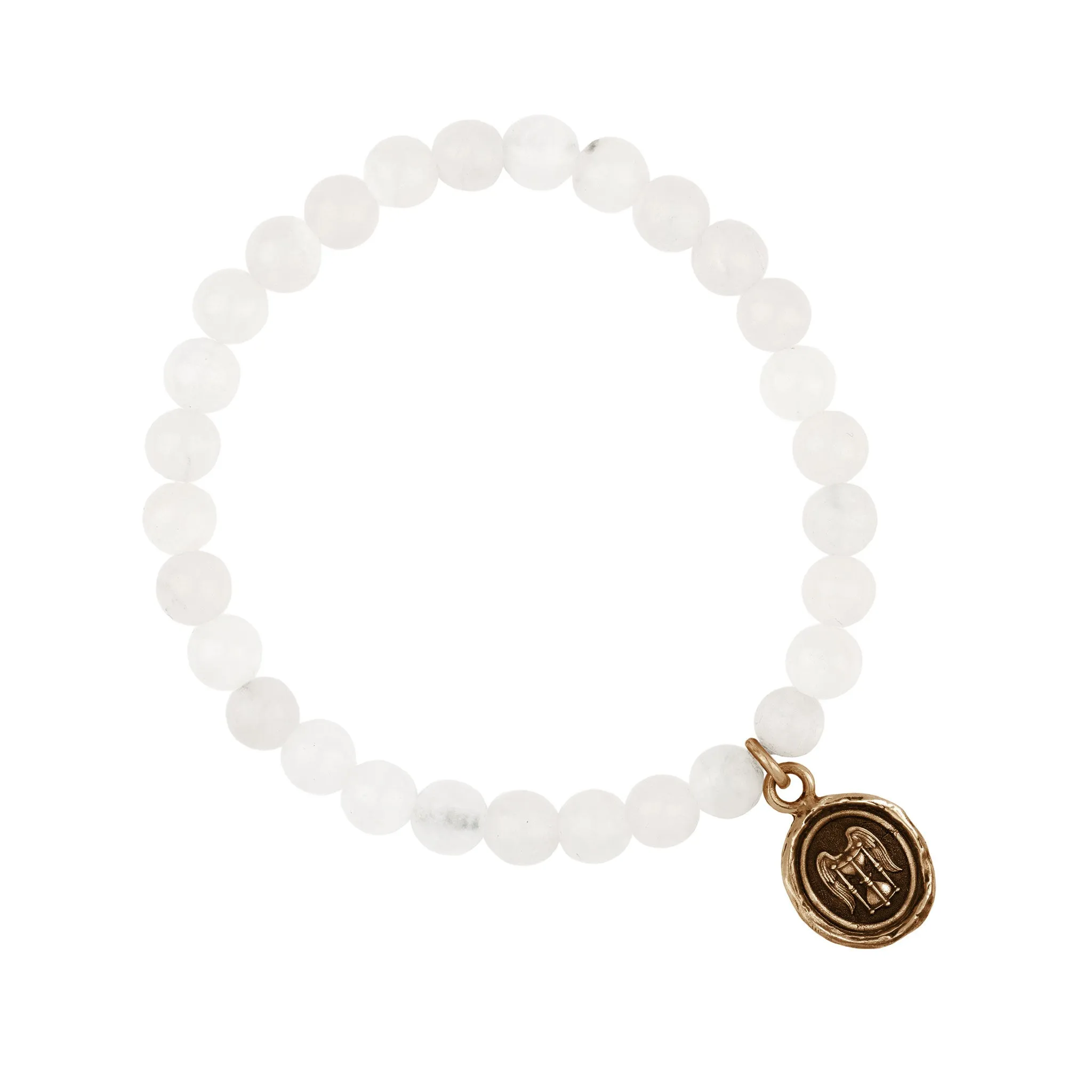 Mindful Appreciation Talisman Stretch Stone Bracelet