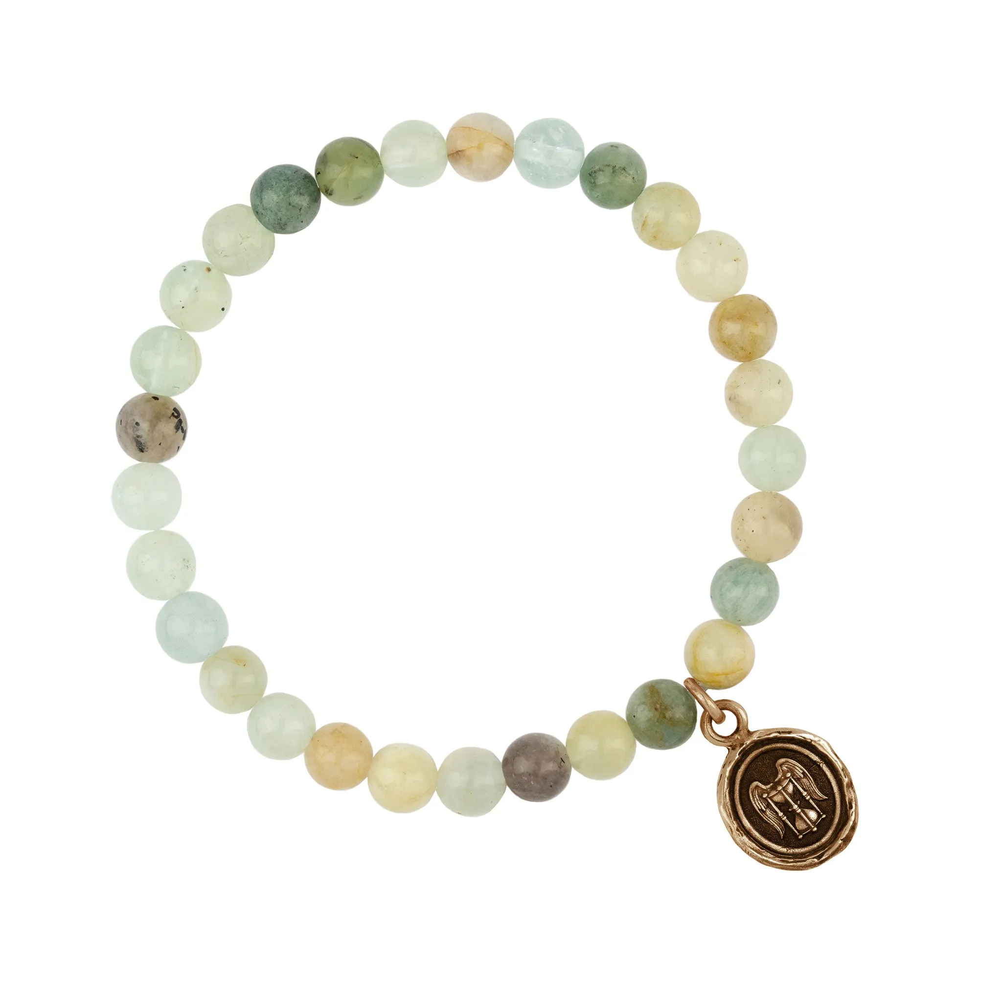 Mindful Appreciation Talisman Stretch Stone Bracelet