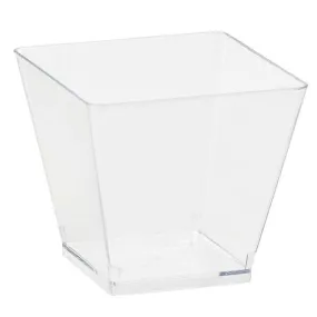 Mini Catering Cocktail Cubes Clear Plastic 59ml 40pk