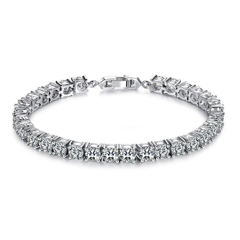 Moissanite Bull Head S925 Sterling Silver Tennis Bracelet for Women