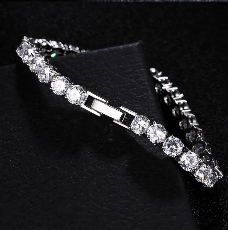 Moissanite Bull Head S925 Sterling Silver Tennis Bracelet for Women