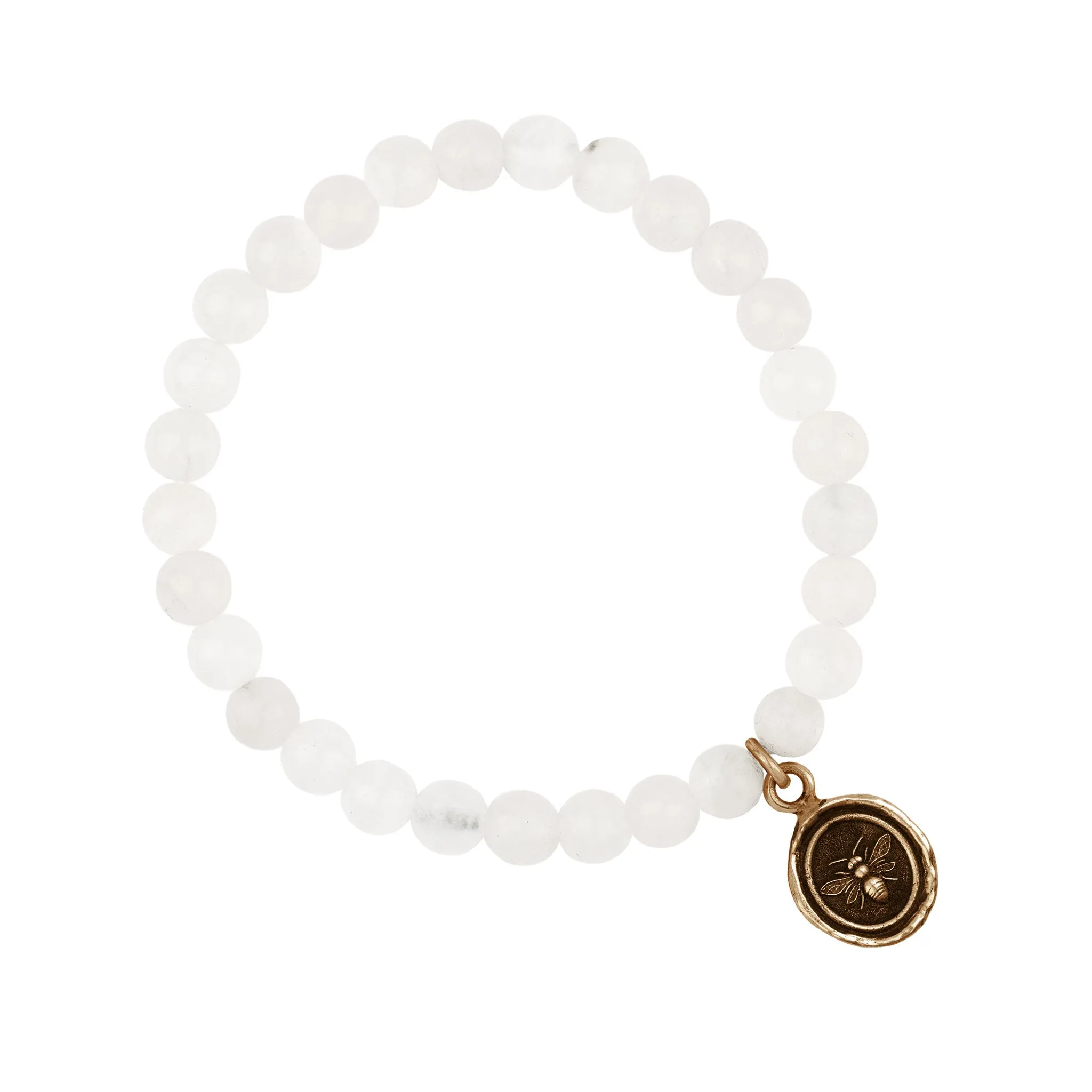 Motivated Appreciation Talisman Stretch Stone Bracelet