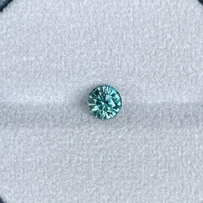 Natural Blue Green Sapphire | Round Cut | 1.26 Carat | 5.90 x 4.50 mm | heated| Teal Sapphire | Natural Coloured Sapphire