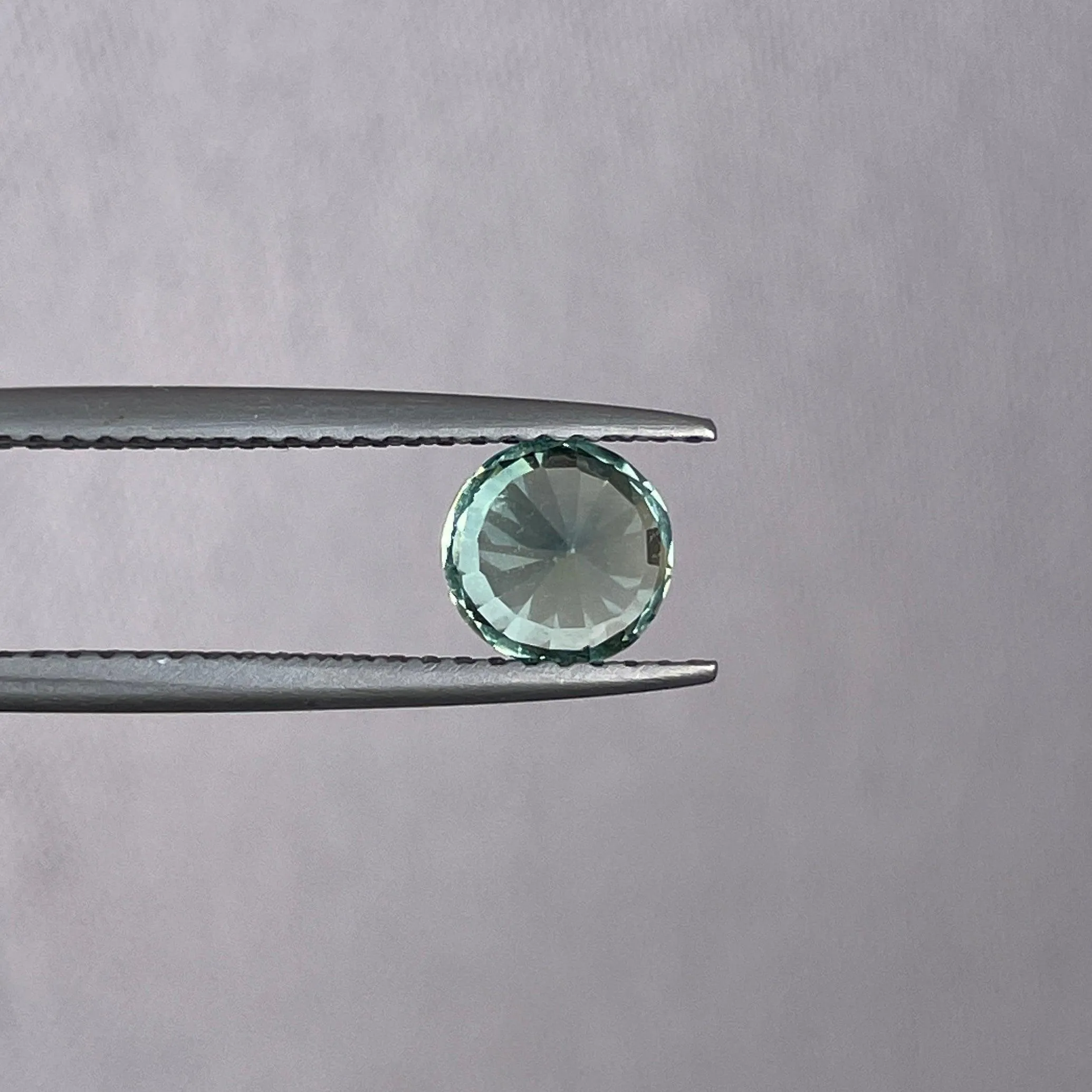 Natural Blue Green Sapphire | Round Cut | 1.26 Carat | 5.90 x 4.50 mm | heated| Teal Sapphire | Natural Coloured Sapphire