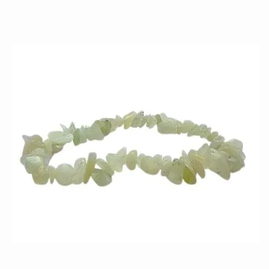 New Jade Chip Bracelet | Real Stone for Serenity & Balance