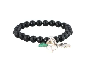 Onyx Charm Bracelet