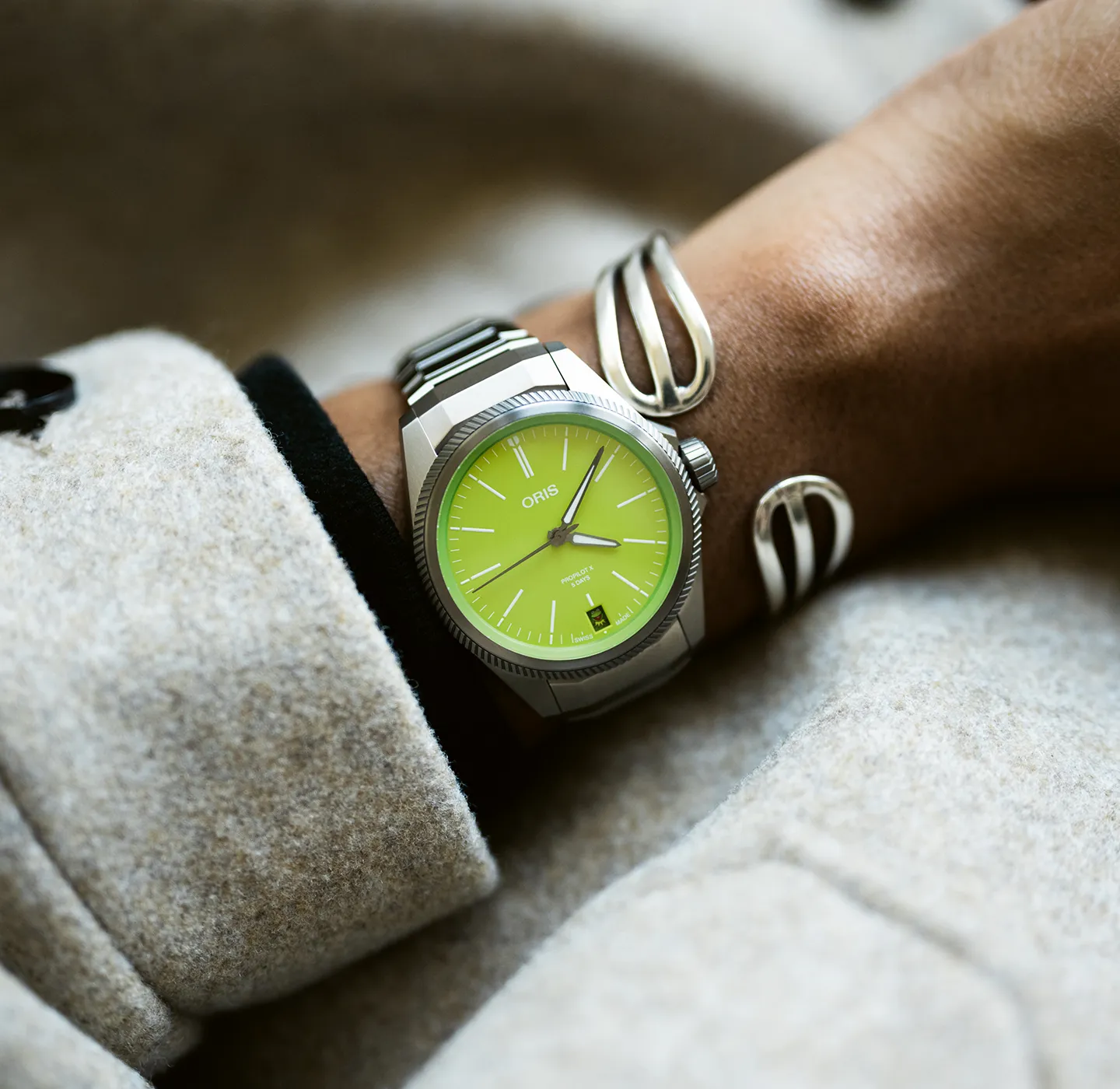 Oris Propilot X Kermit© Edition