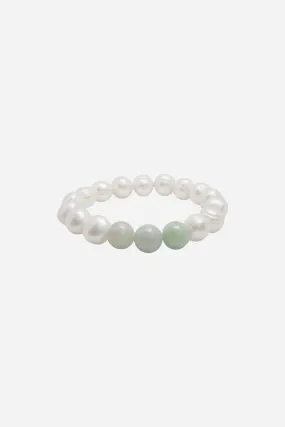 Paige Novick Cap Ferret Freshwater Pearl & Jade Bracelet