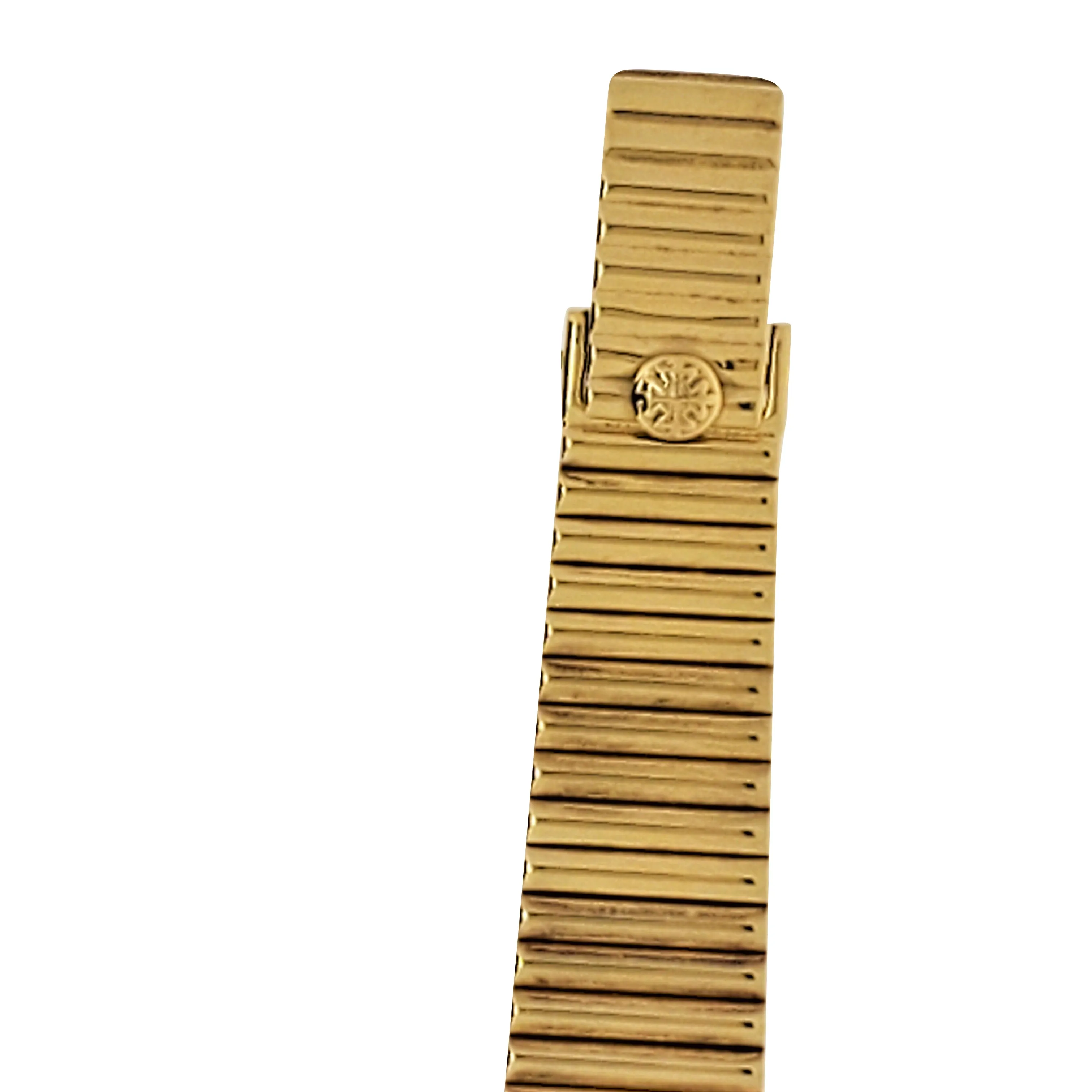 Patek Philippe Ladies 4429/1J Gold Bracelet Watch with Onyx Dial, Circa 1991