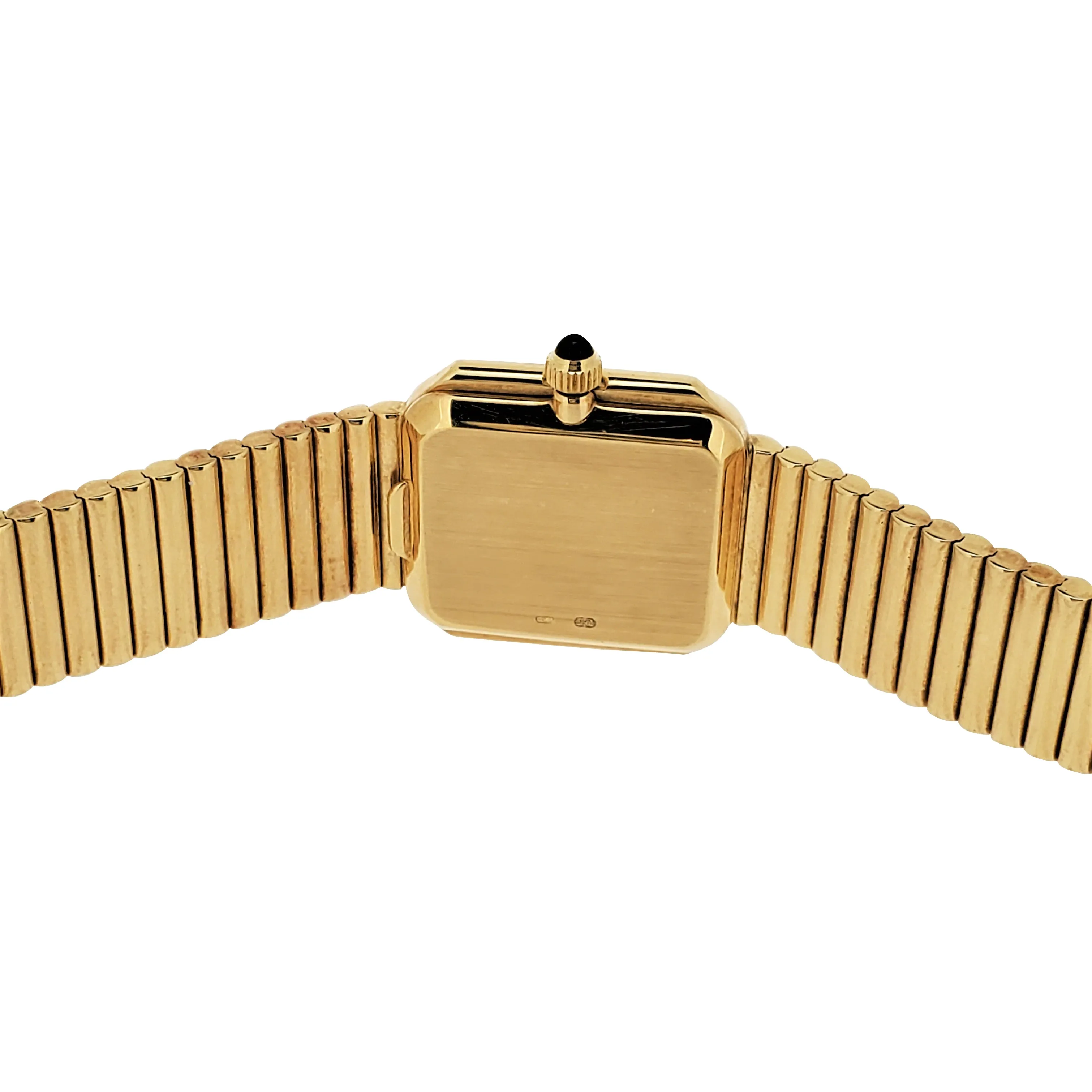 Patek Philippe Ladies 4429/1J Gold Bracelet Watch with Onyx Dial, Circa 1991