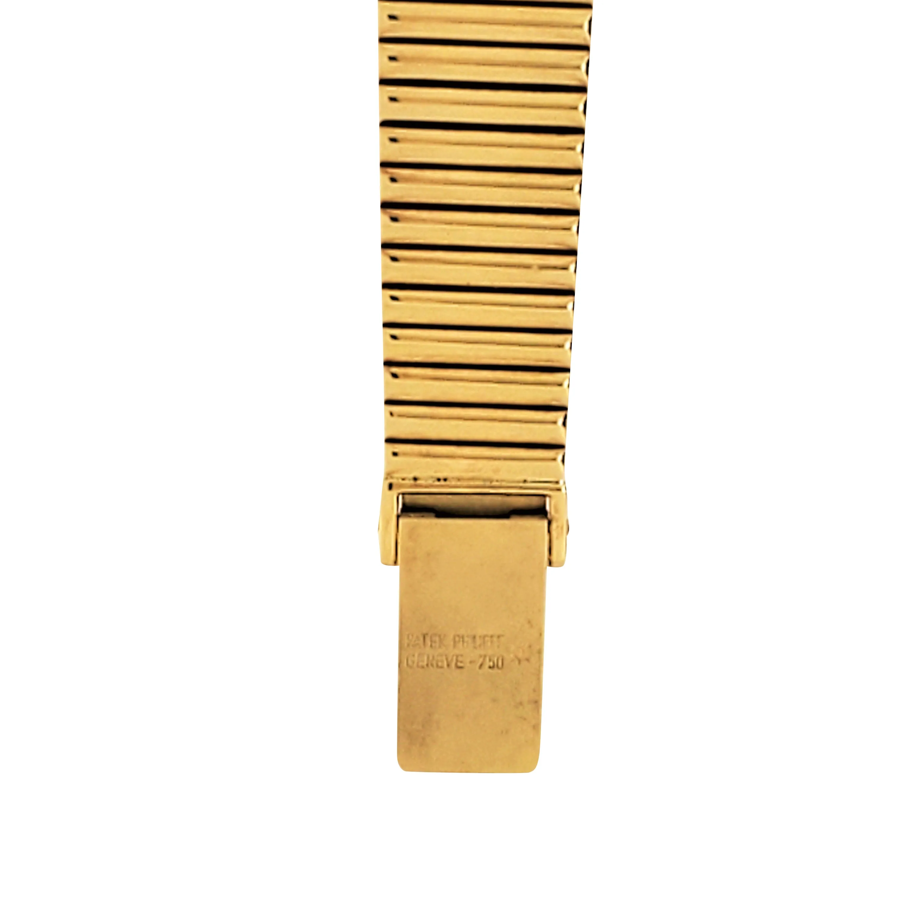 Patek Philippe Ladies 4429/1J Gold Bracelet Watch with Onyx Dial, Circa 1991