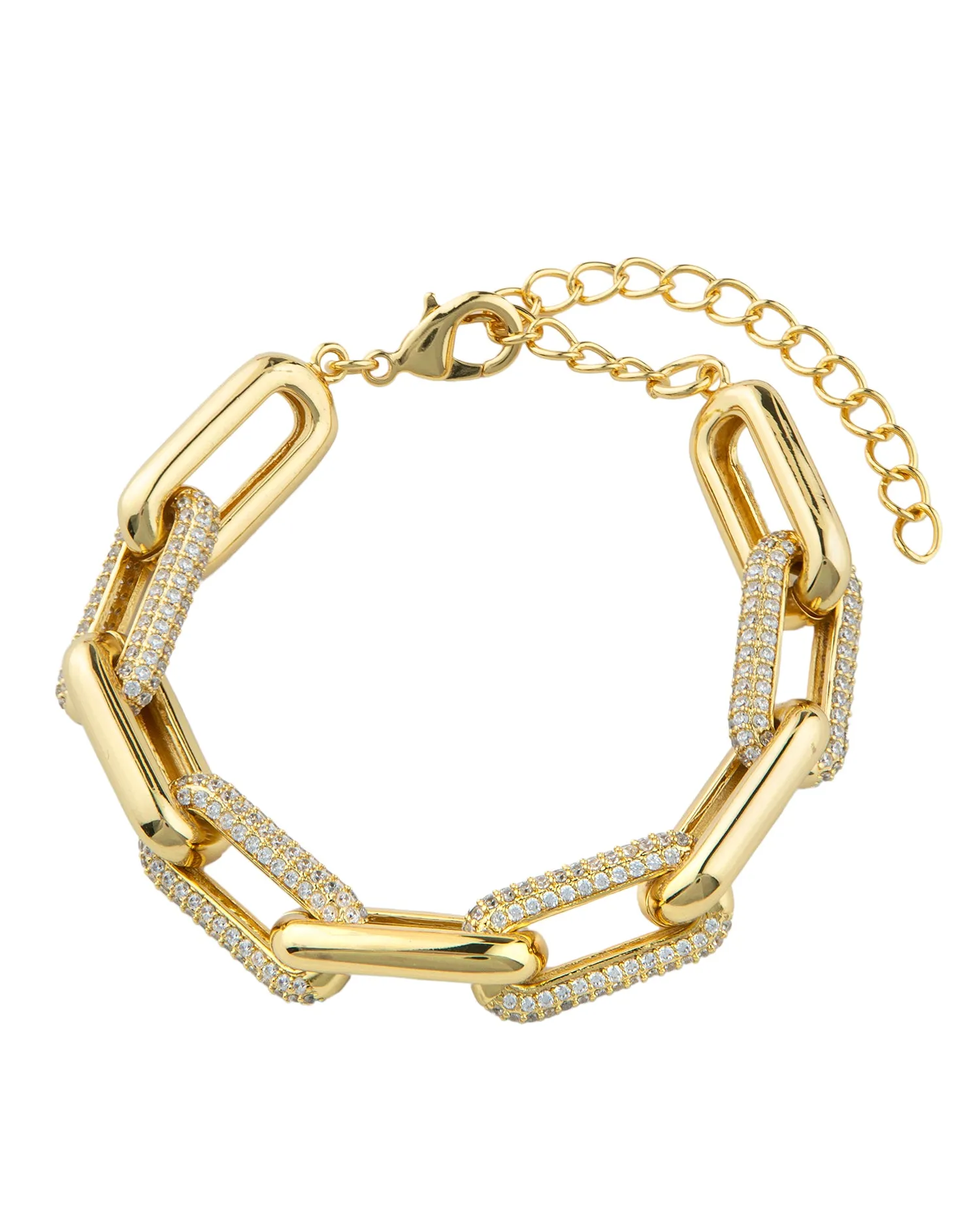 Pave Link Bracelet