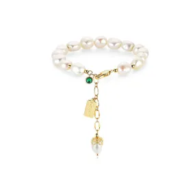 Pearl Zircon Bracelet