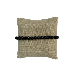 Polished Shungite Beaded Bracelet