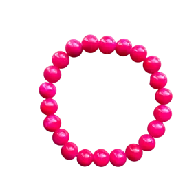 Raspberry Jade 8mm Bracelet