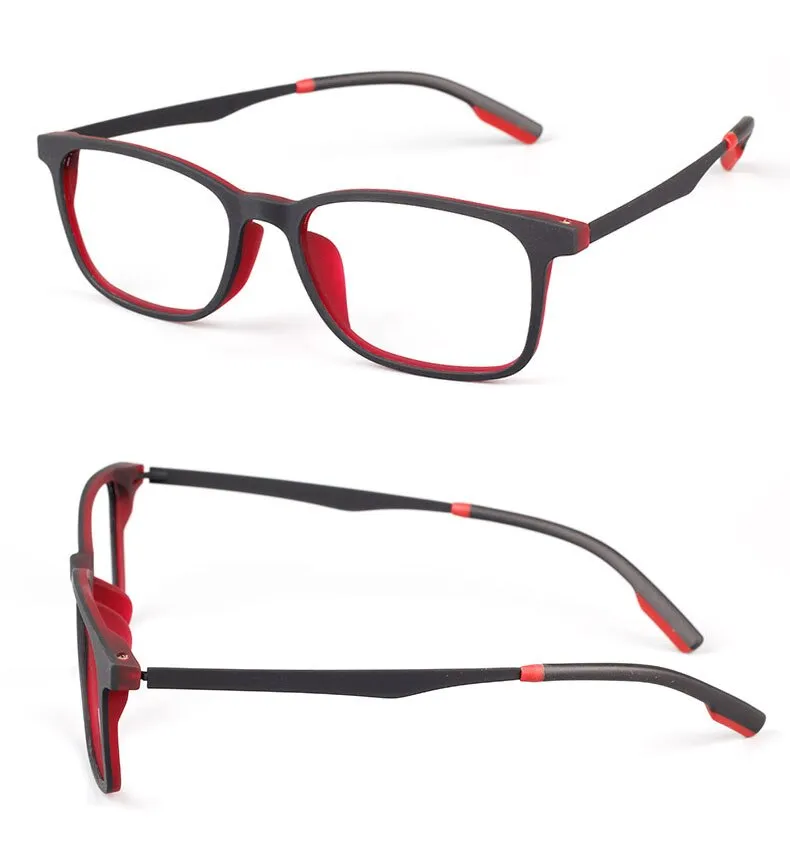 Reven Jate Full Rim Square Tr 90 Titanium Eyeglasses 7011