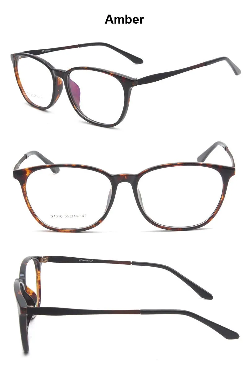 Reven Jate Unisex Full Rim Square Acetate Eyeglasses S1016