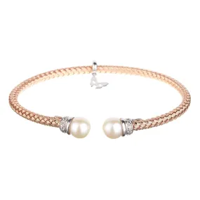 Rose Gold Pearl Bracelet