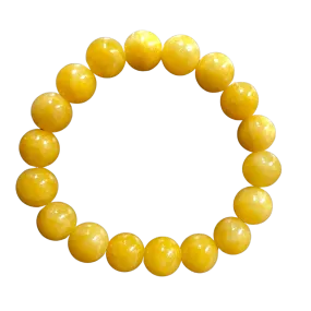 Saffron Jade 10mm Bracelet